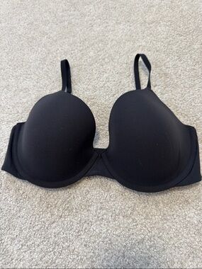 SKIMS Lightly Lined Full Coverage Underwire Bra Black Sz34D